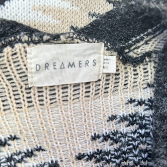 Dreamers Boho Southwest Western Knit Cardigan - Women Medium Large - Picture 6 of 8